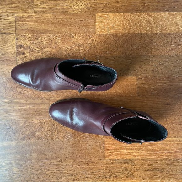 Coach Burgundy Booties - Great Condition! - Picture 5 of 9